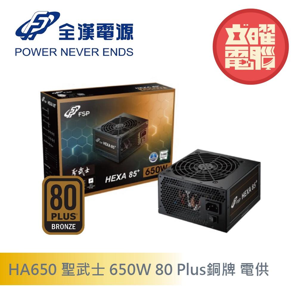 全漢 HA650 聖武士 650W 80 Plus銅牌 電源供應器