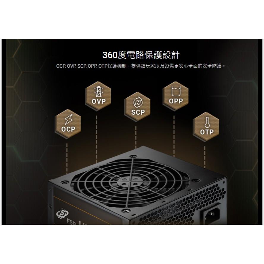 全漢 HA650 聖武士 650W 80 Plus銅牌 電源供應器