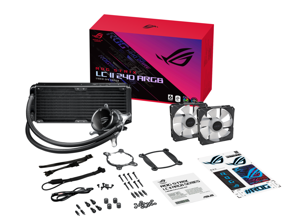 華碩 ROG STRIX LC II 240 ARGB 飛龍二代 水冷式散熱器