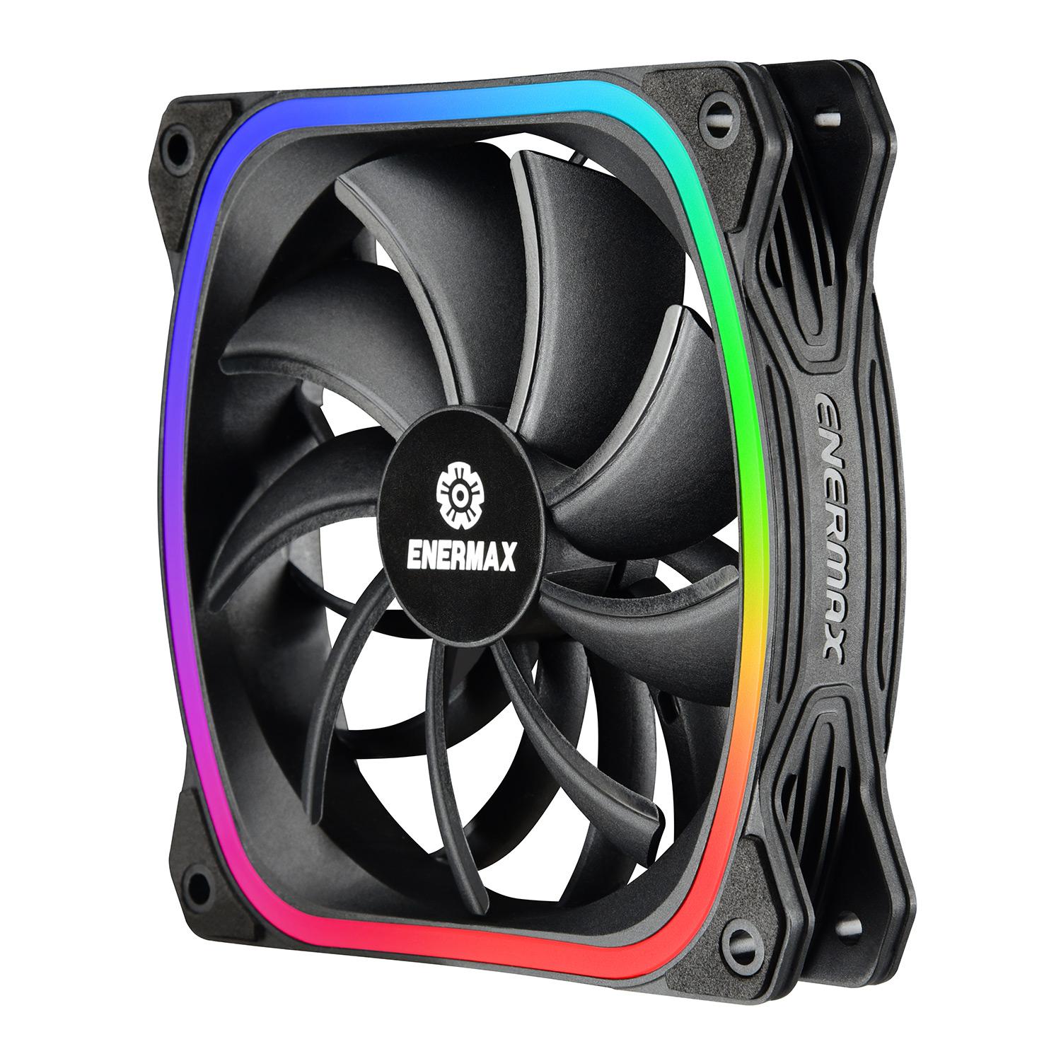 安耐美 ENERMAX 星彩蝠 SquA RGB ARGB 12公分風扇