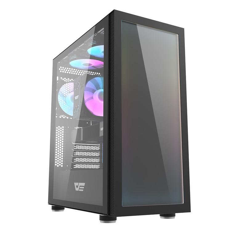 DarkFlash DK210 塗鴉版 ATX 電腦機殼 ARGB燈效(不含風扇)