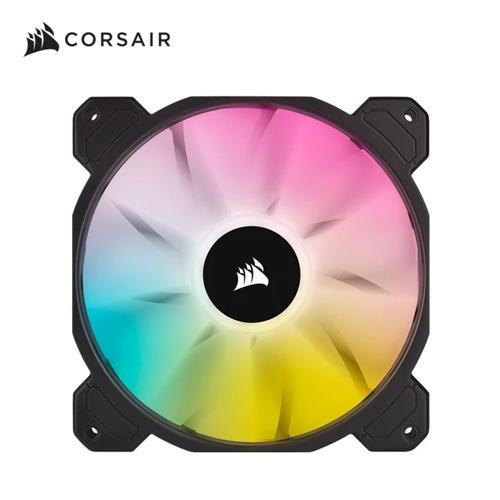 CORSAIR 海盜船 SP140 RGB ELITE 12公分風扇 白/黑 單風扇 雙風扇