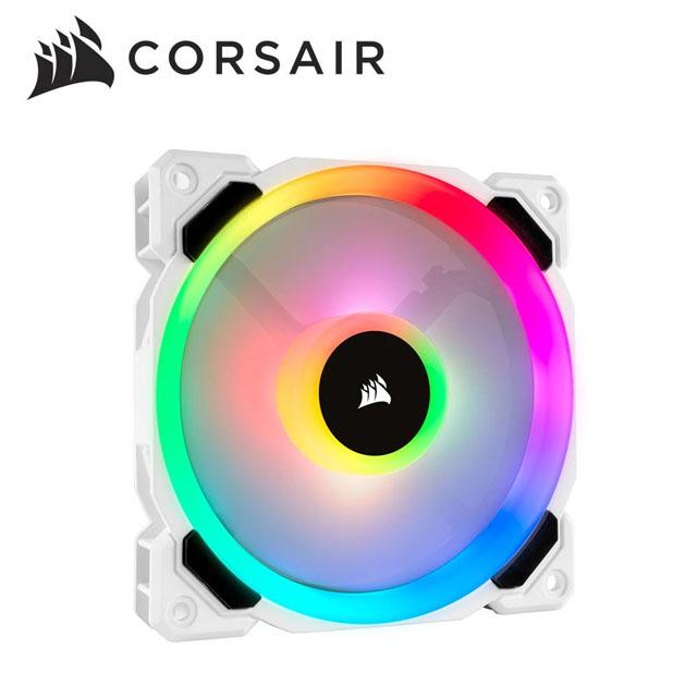 CORSAIR 海盜船 LL120 RGB LED 12公分風扇 白/黑 單風扇 三風扇