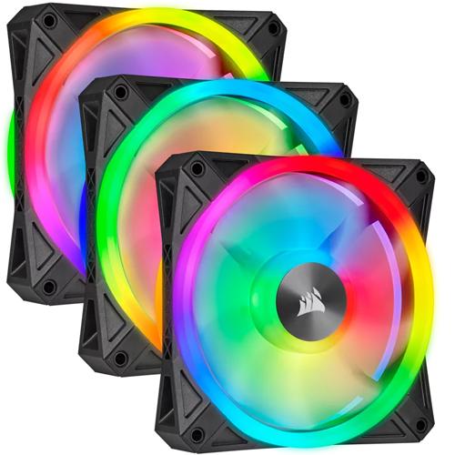 CORSAIR 海盜船 QL120 RGB 12公分風扇 白/黑