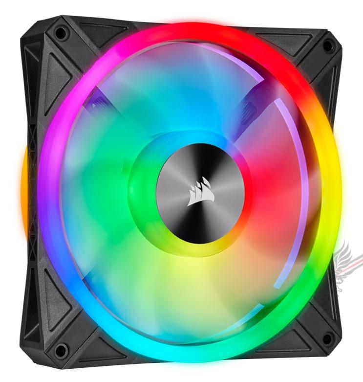 CORSAIR 海盜船 QL140 RGB 14公分風扇 白/黑 單風扇 雙風扇