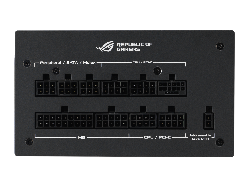 華碩 ROG STRIX 1200W AURA Edition電源/ATX3/PCIe 5 電源供應器