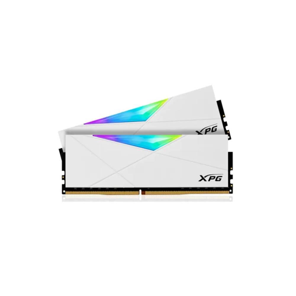 威剛 XPG  DDR4 3600 16G*2  D50  RGB超頻桌上型記憶體-迷戀白(AX4U3600716G18I-DW50)