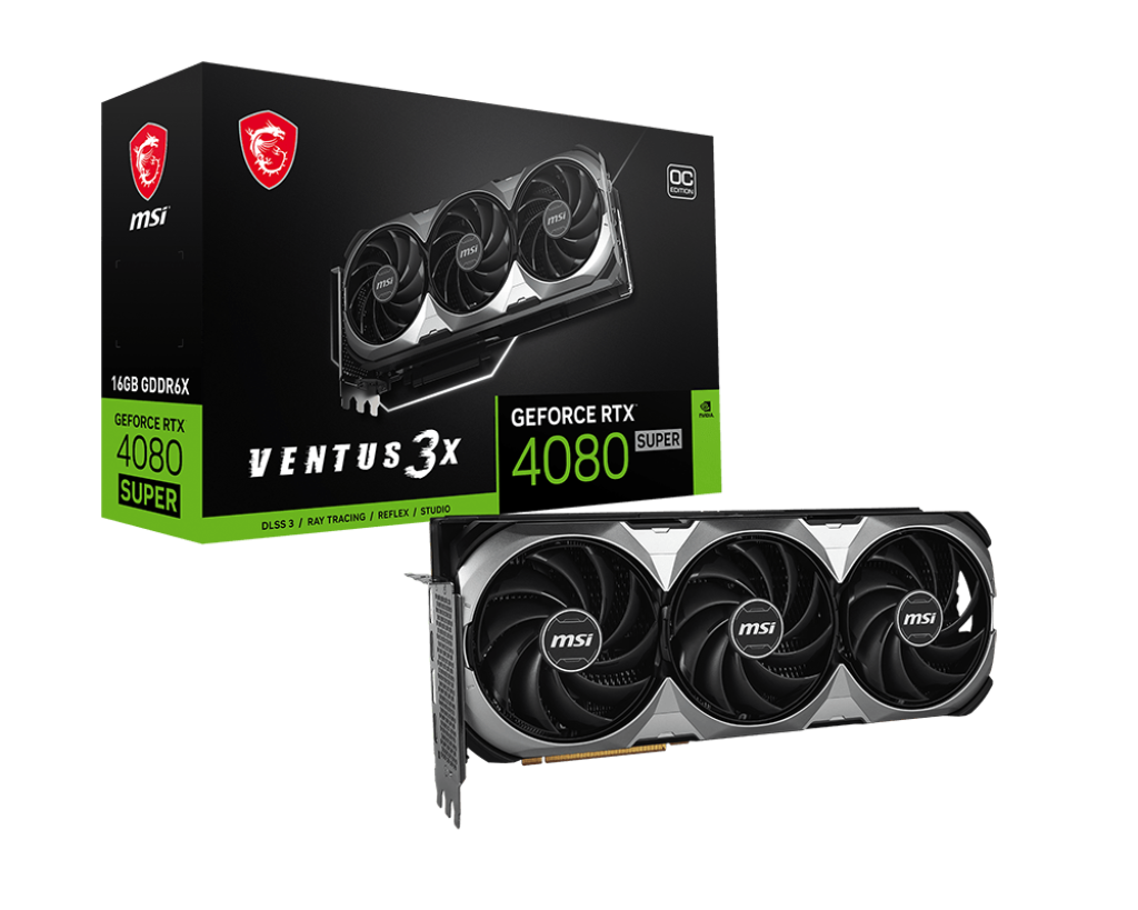 微星 RTX 4080 SUPER 16G VENTUS 3X OC 顯示卡