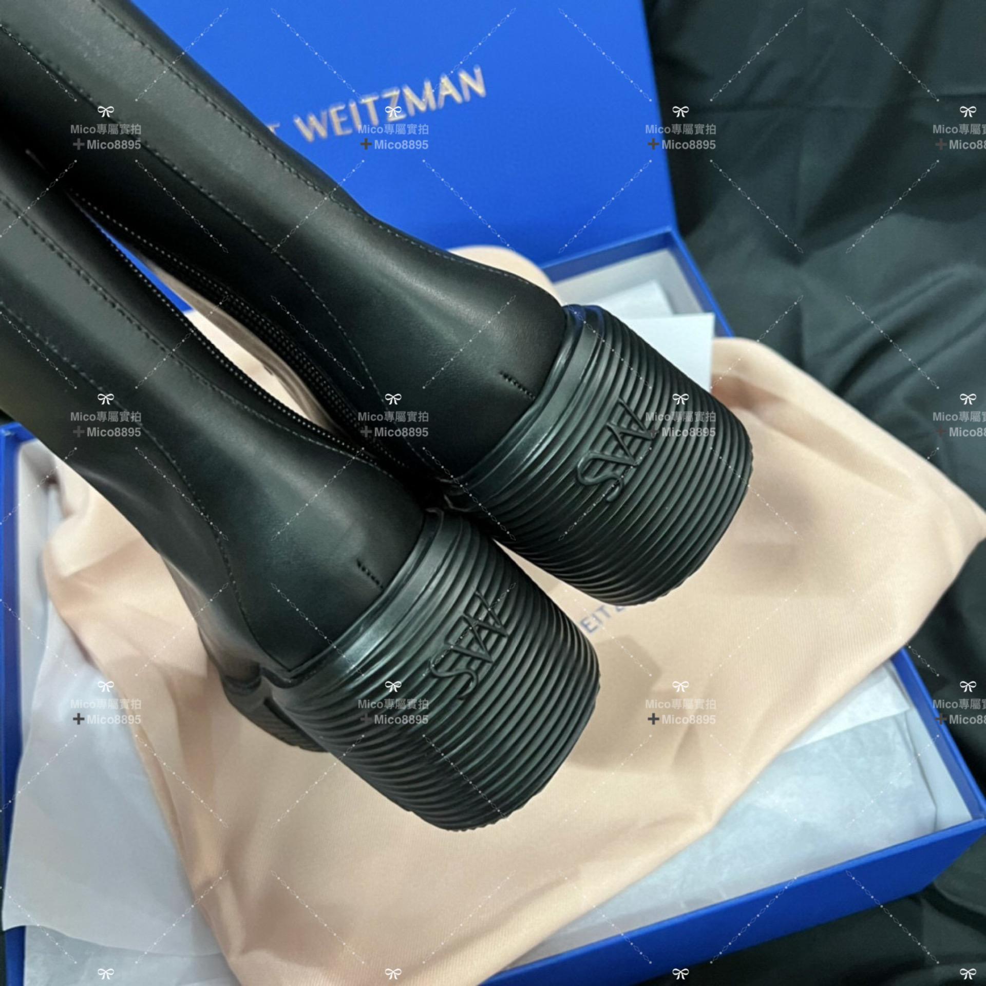 Stuart Weitzman 百搭皮面 厚底短靴 35-39