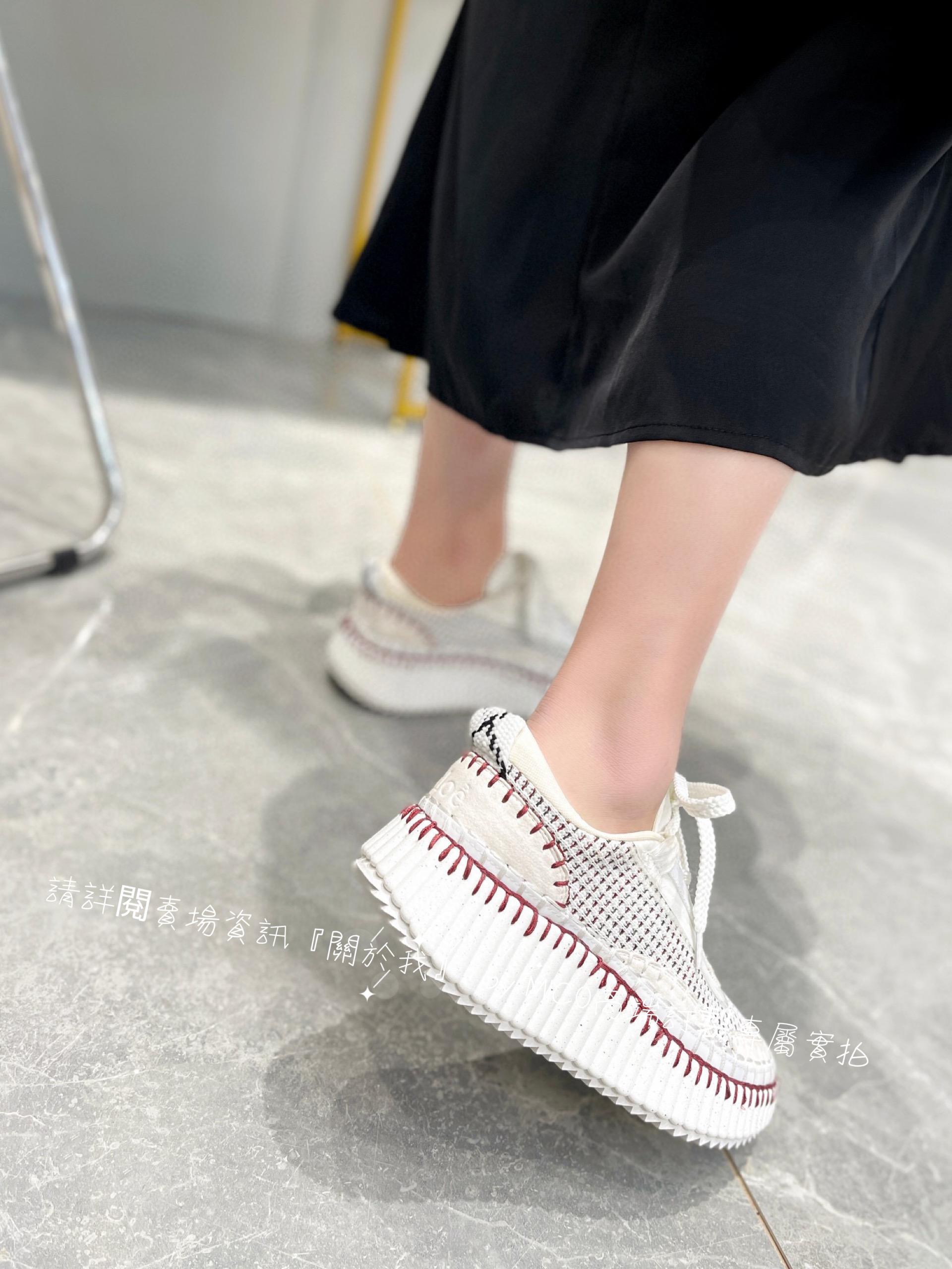 CHLOE 克洛伊 Nama sneaker 彩虹系列運動鞋 全手工縫馬克線 女碼35-42