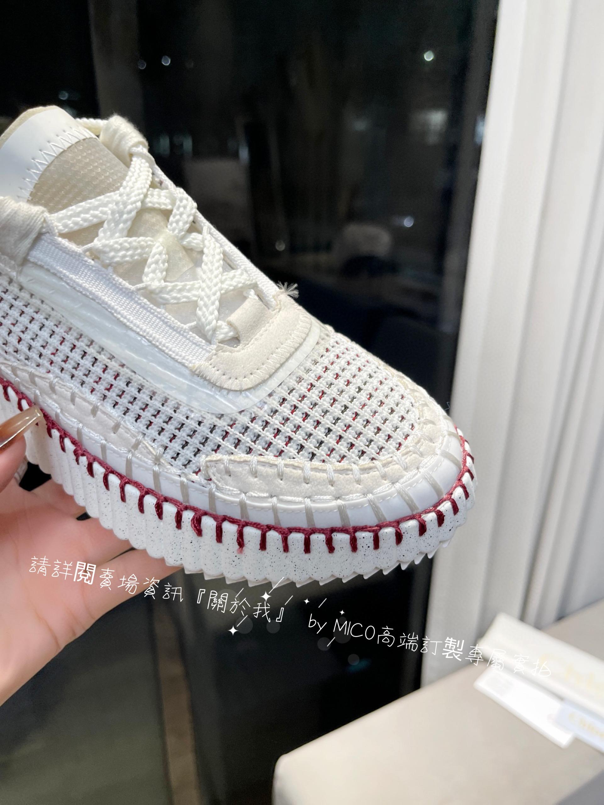 CHLOE 克洛伊 Nama sneaker 彩虹系列運動鞋 全手工縫馬克線 女碼35-42