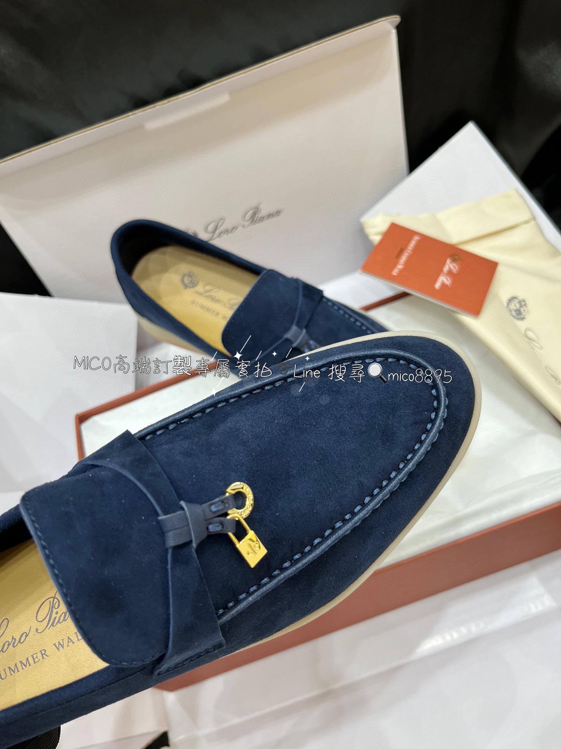 義大利奢侈品牌 Loro Piana 純手工低調奢華樂福鞋 半拖 35-40