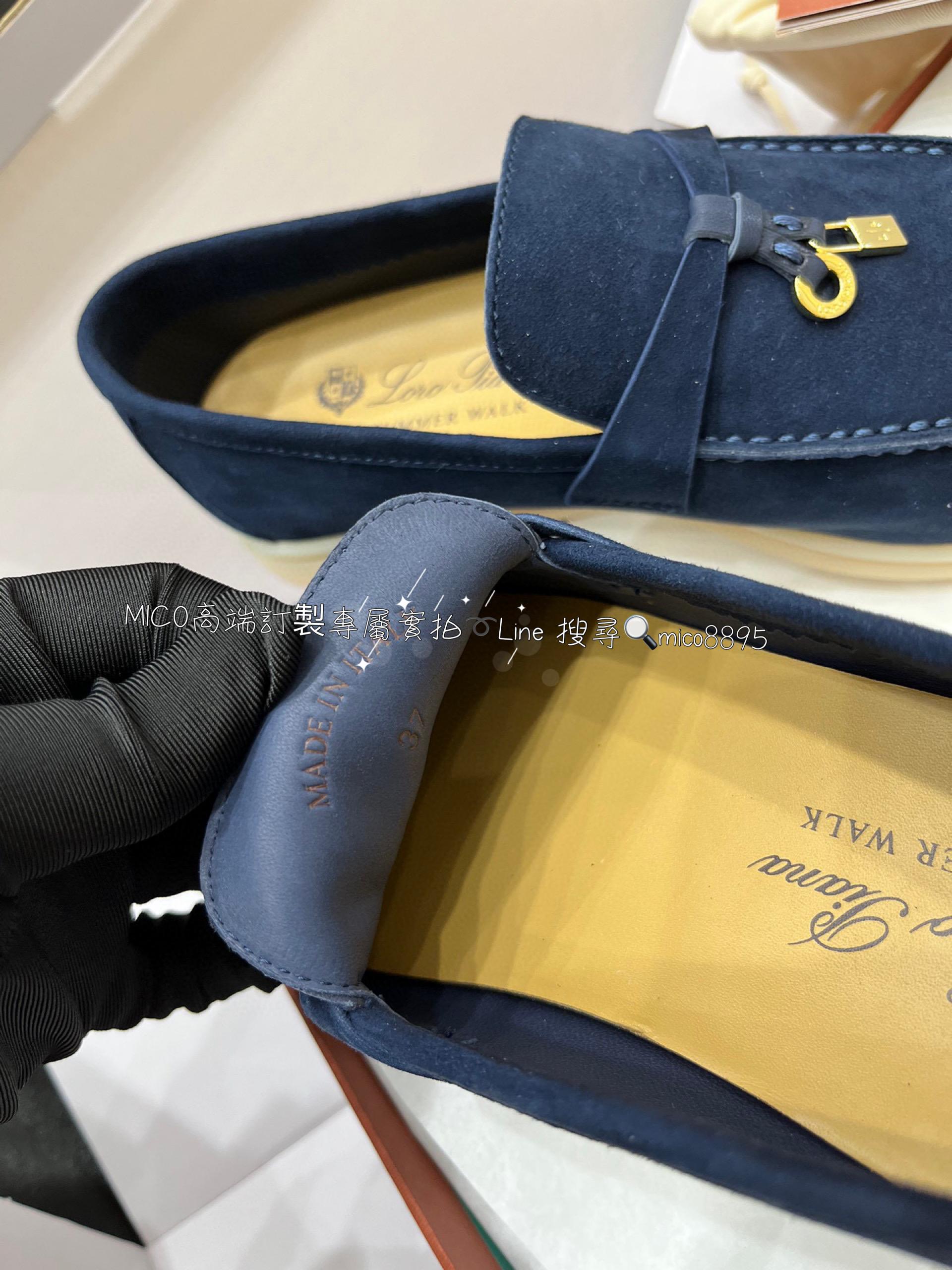 義大利奢侈品牌 Loro Piana 純手工低調奢華樂福鞋 半拖 35-40