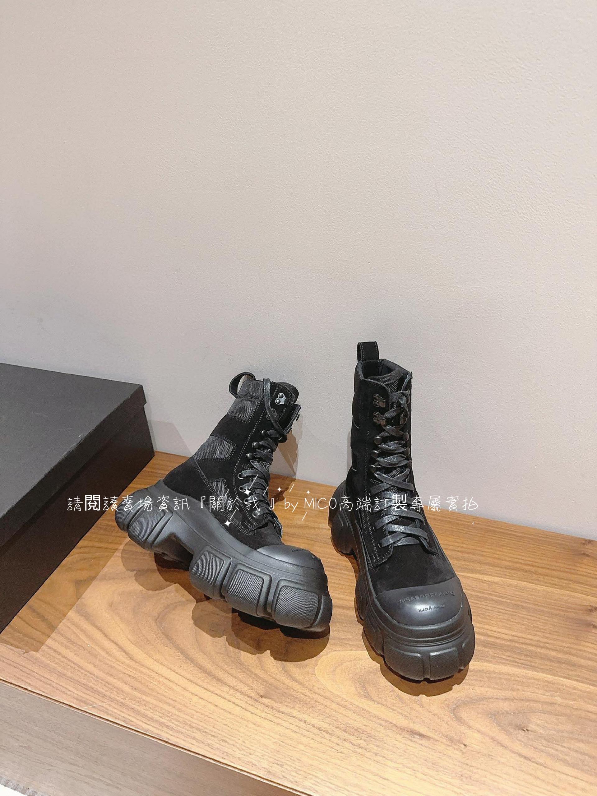 Alexander Wang· 23s秋冬爆款 輪胎鞋 厚底大頭馬丁靴 35-39