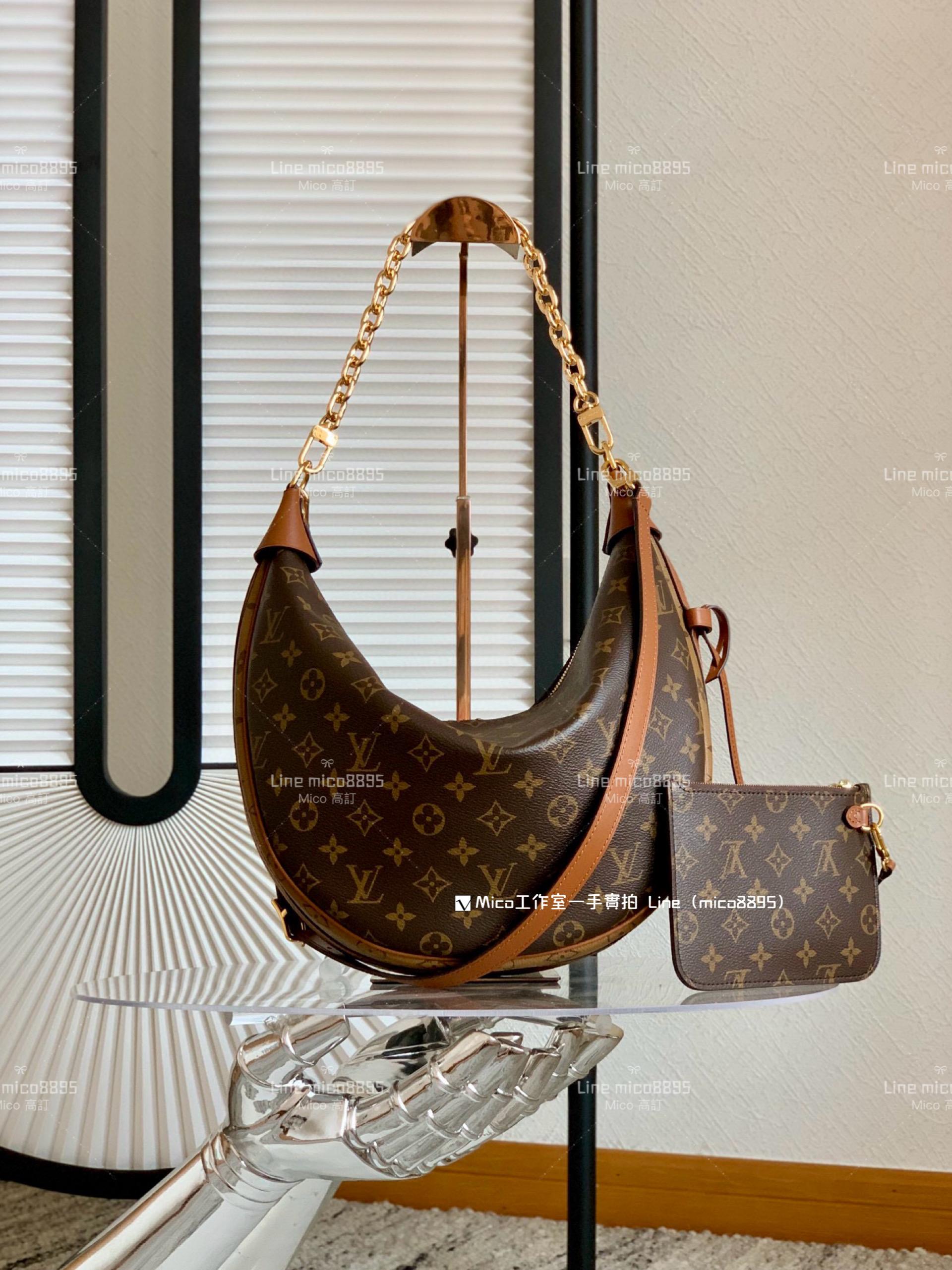 LV LOOP HOBO手袋 M46311 大月亮包 斜跨包 38cm | Mico高端訂製
