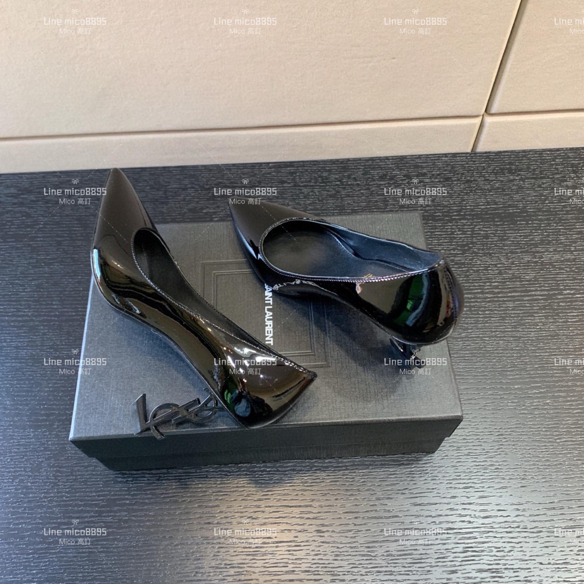 SAINT LAURENT YSL 尖頭字母鞋跟高跟鞋 8.5cm 34-40