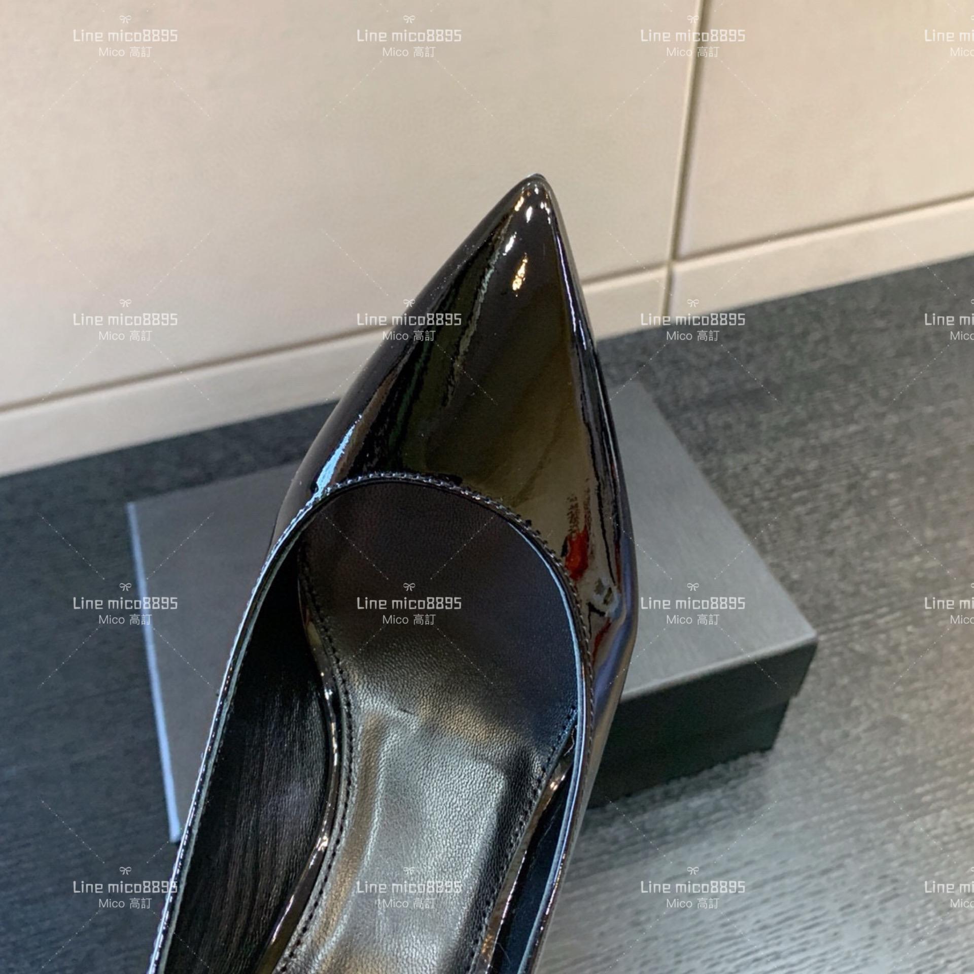 SAINT LAURENT YSL 尖頭字母鞋跟高跟鞋 8.5cm 34-40