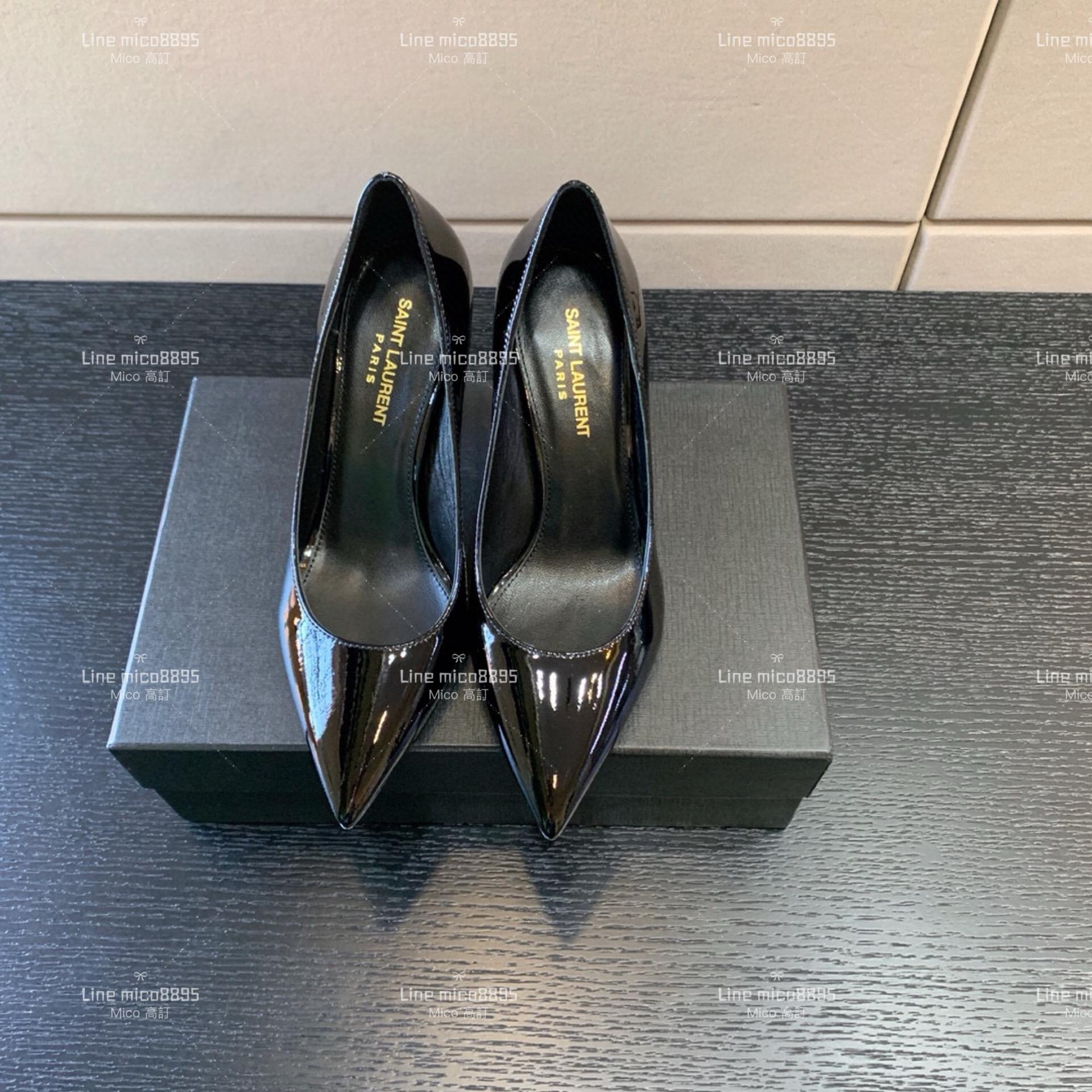 SAINT LAURENT YSL 尖頭字母鞋跟高跟鞋 8.5cm 34-40