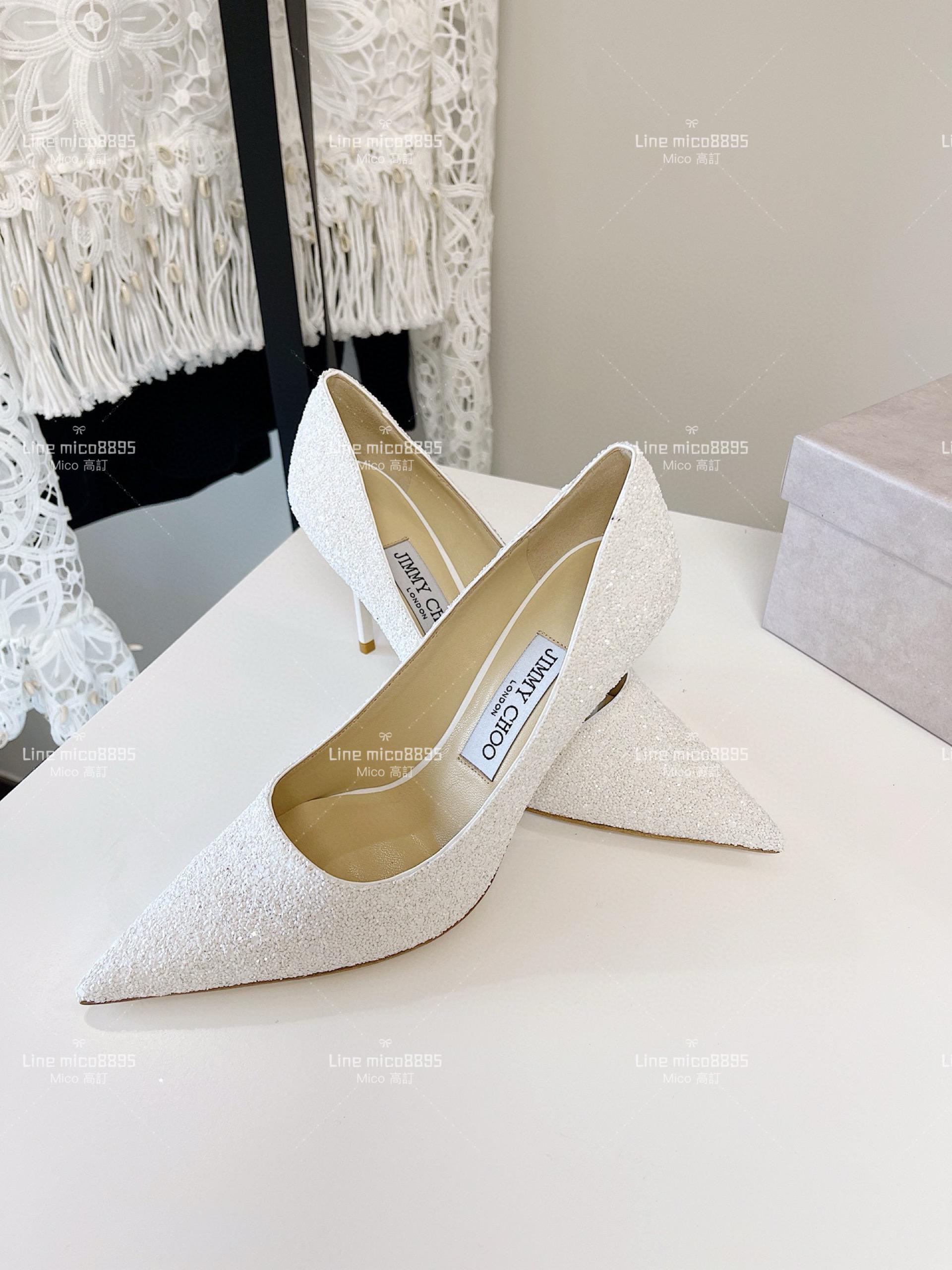 JIMMY CHOO ｜Love系列 亮片高跟鞋（多色） 8.5cm 34-40