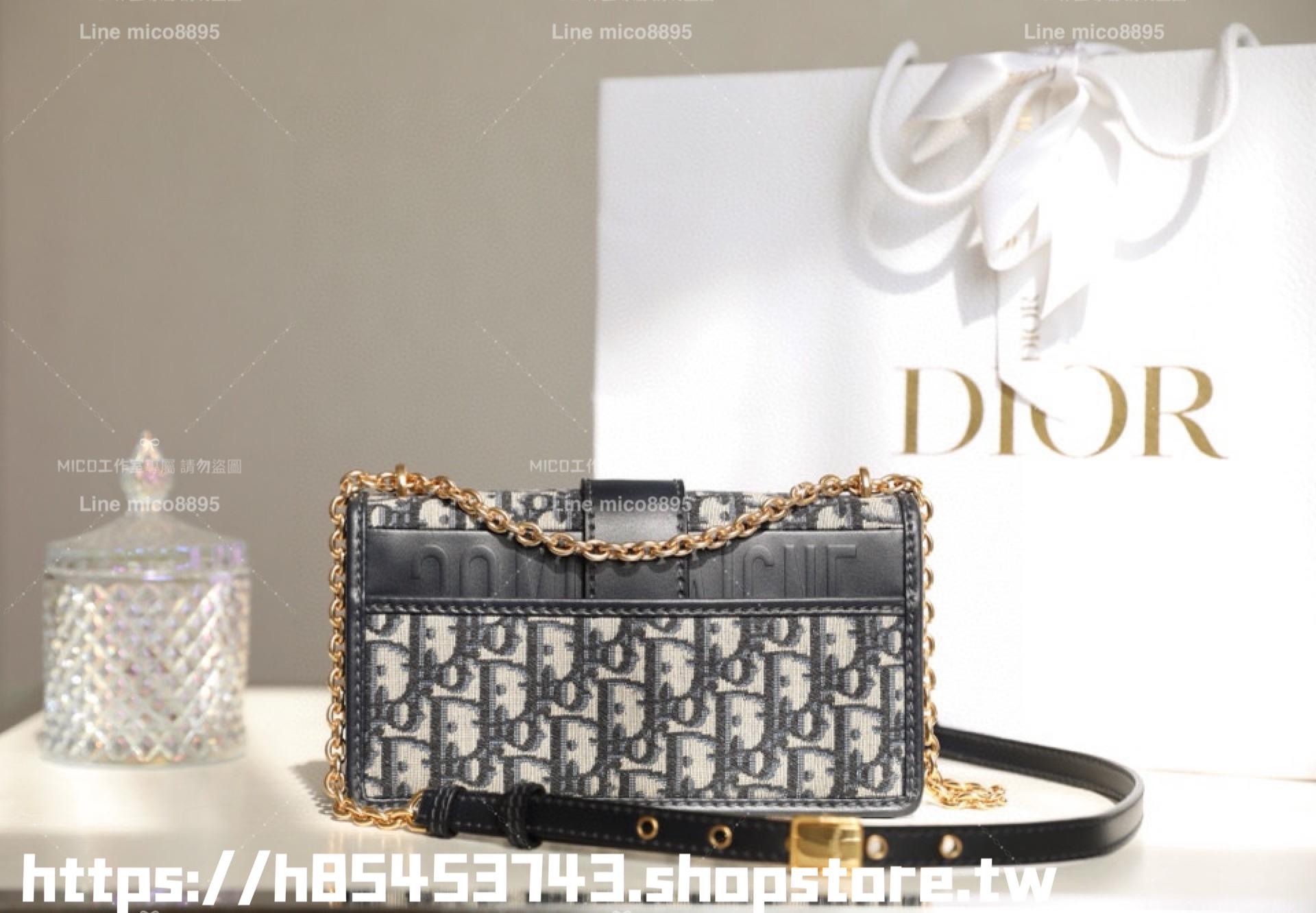 Dior Oblique 圖案提花帆布 Montaigne 30 蒙田包 21cm