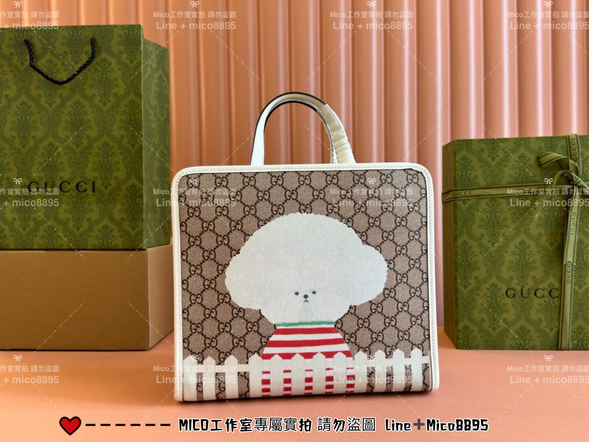 GUCCI 24S 狗狗包 兒童包系列 手提包 28.5cm