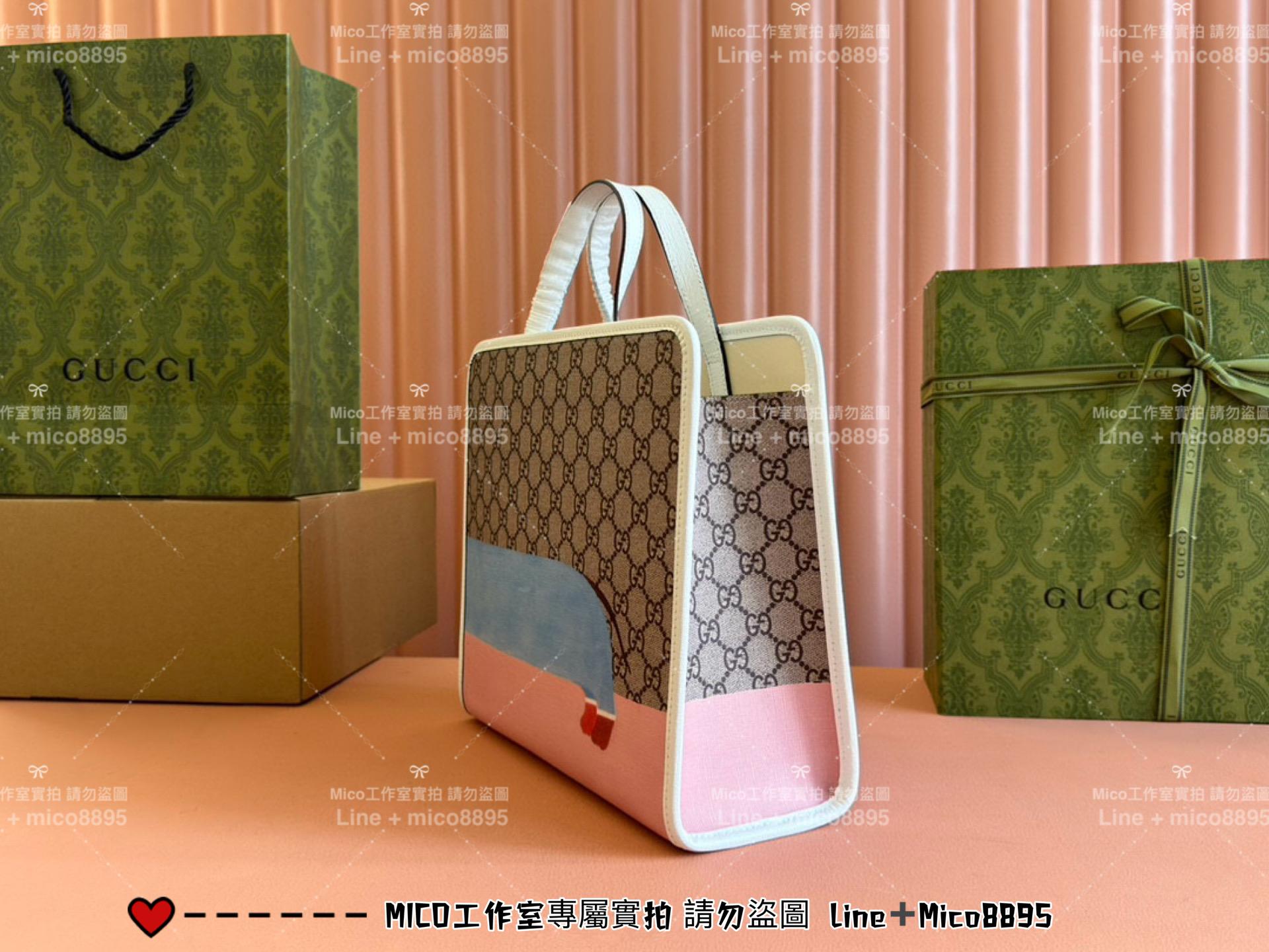 GUCCI 24S 狗狗包 臘腸狗包 兒童包系列 手提包 28.5cm