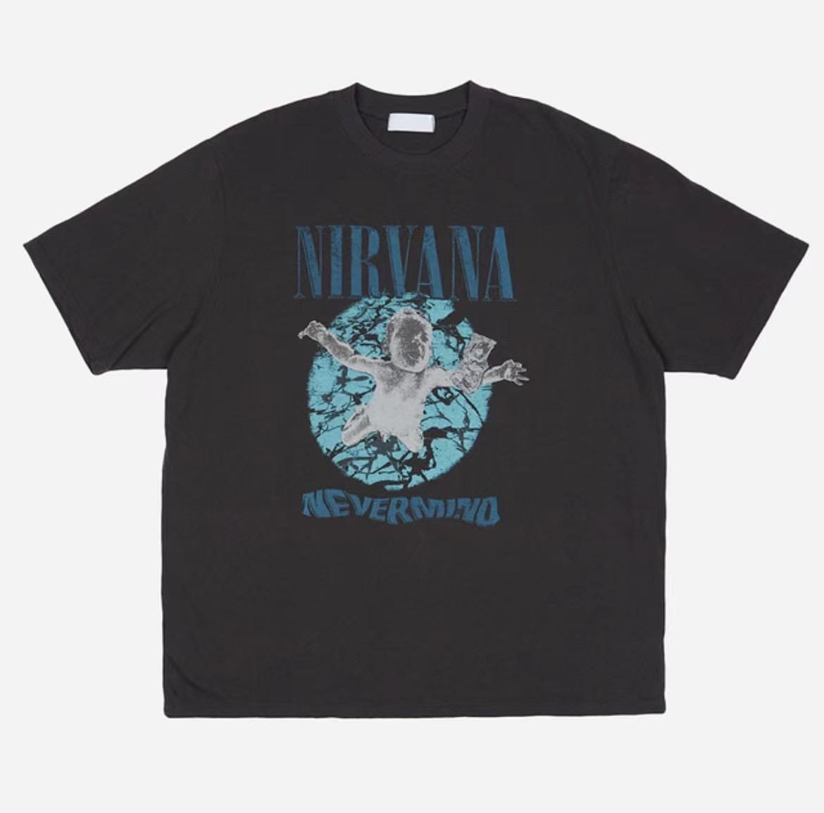 Raucohouse Nirvana Nevermind 封面印花短Tee