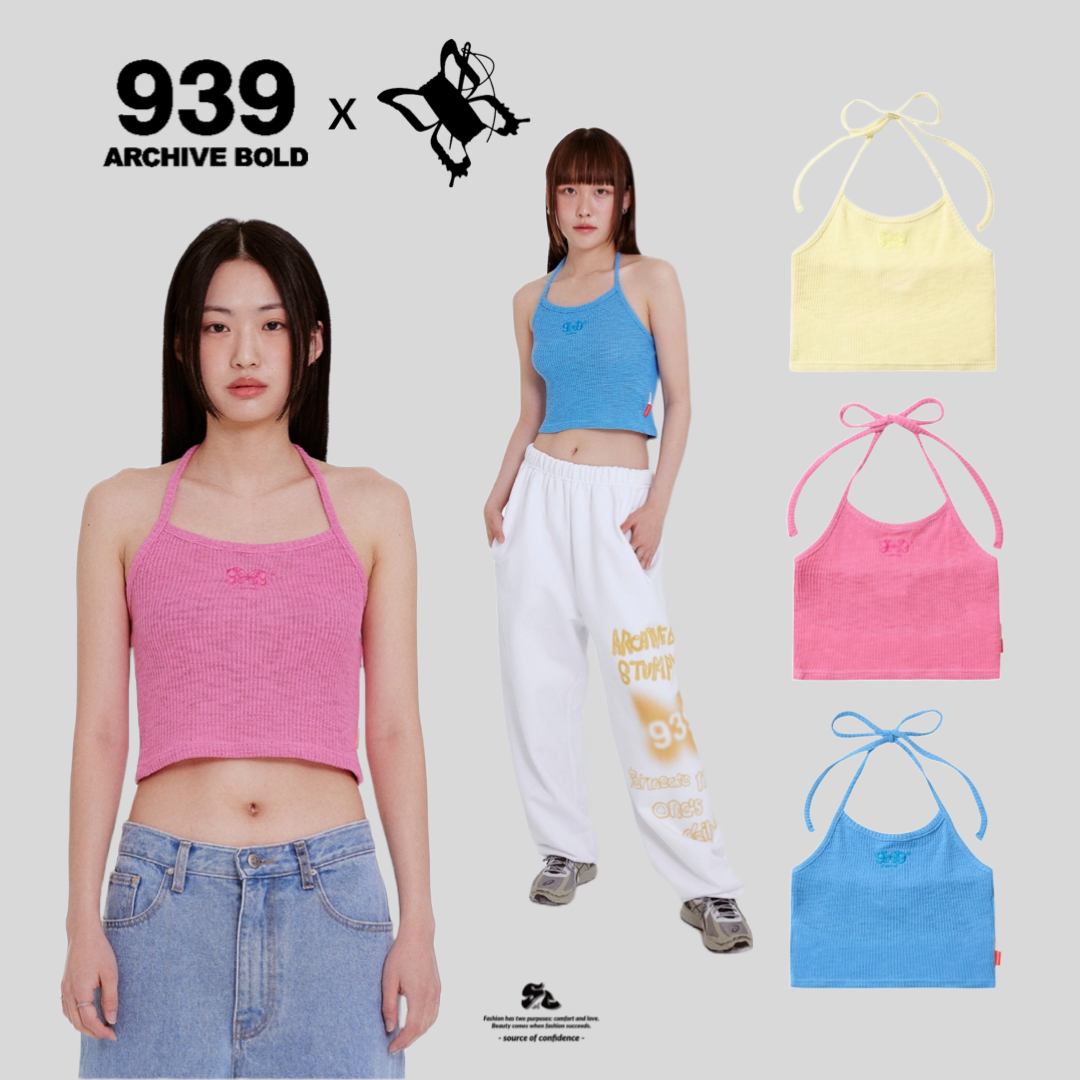 Archive Bold X Stumpynee HALTER NECK TOP綁帶背心