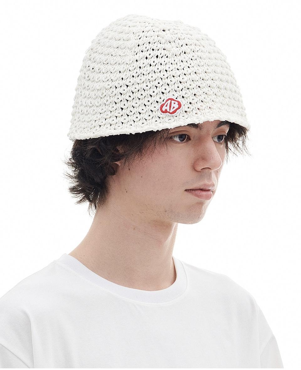 ARCHIVE BOLD 939 RED MOSS PATCHED BUCKET HAT 漁夫帽