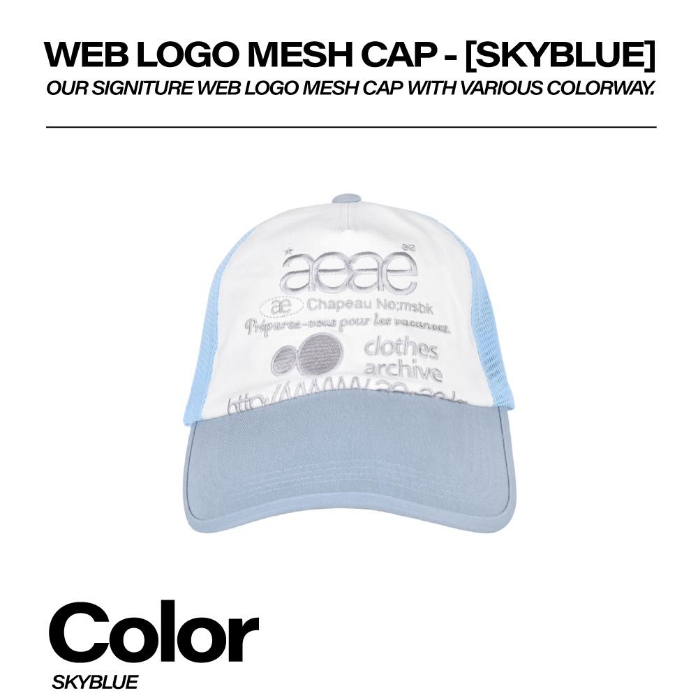 aeae WEB LOGO MESH CAP 卡車帽