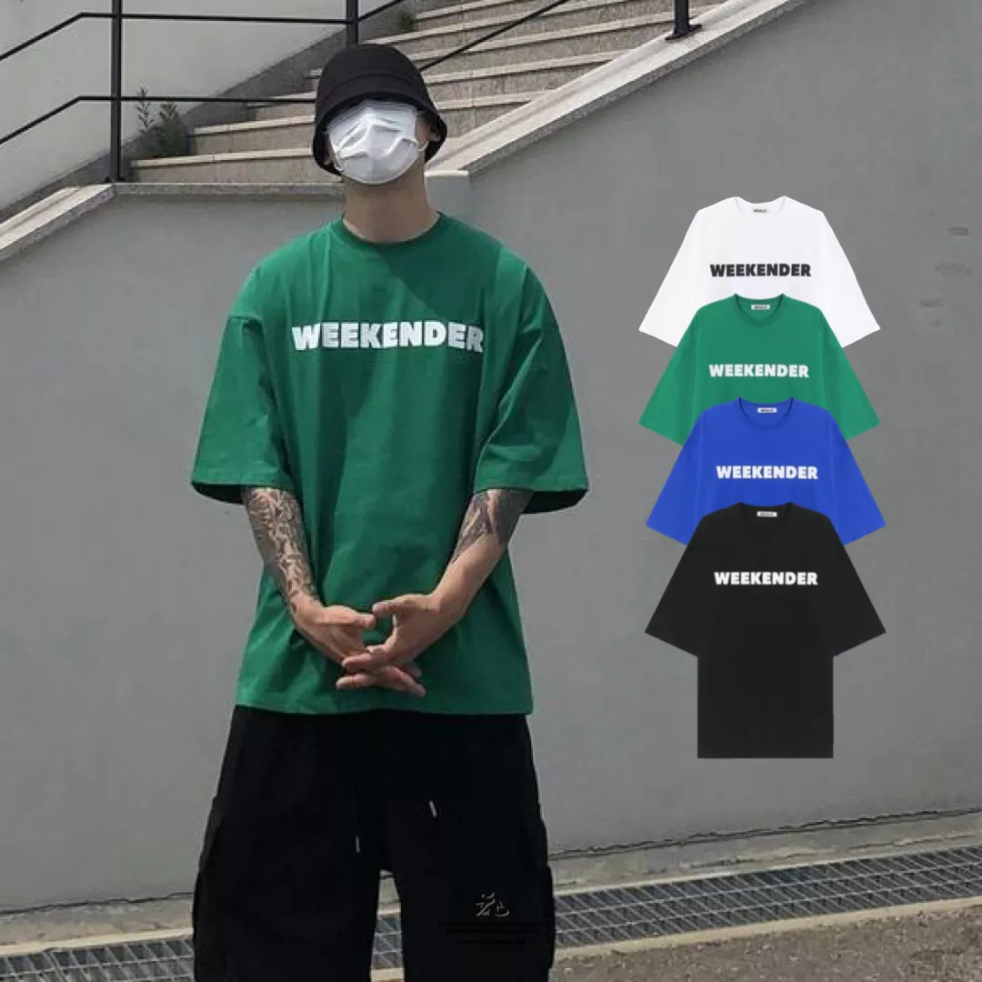 WEEKNDER字母短Tee