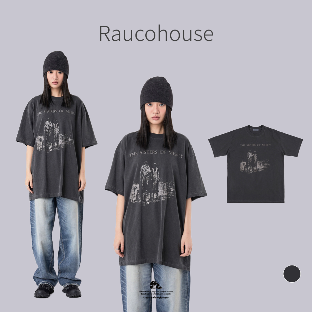 Raucohouse THE SISTERS OF MERCY死神水洗 短Tee