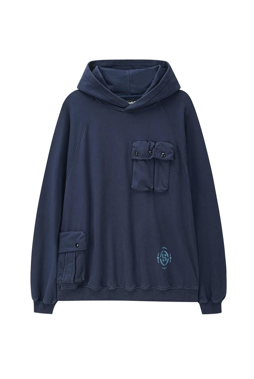 SUPPLIER Cargo Pocket Hoodie多口袋帽Tee