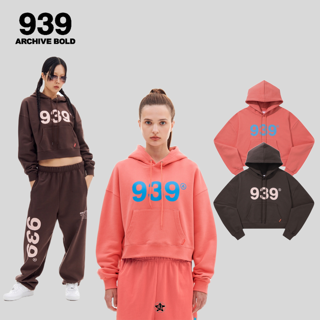 ARCHIVE BOLD 939 LOGO CROP HOOD 短版帽Tee(23FW NEW Color）