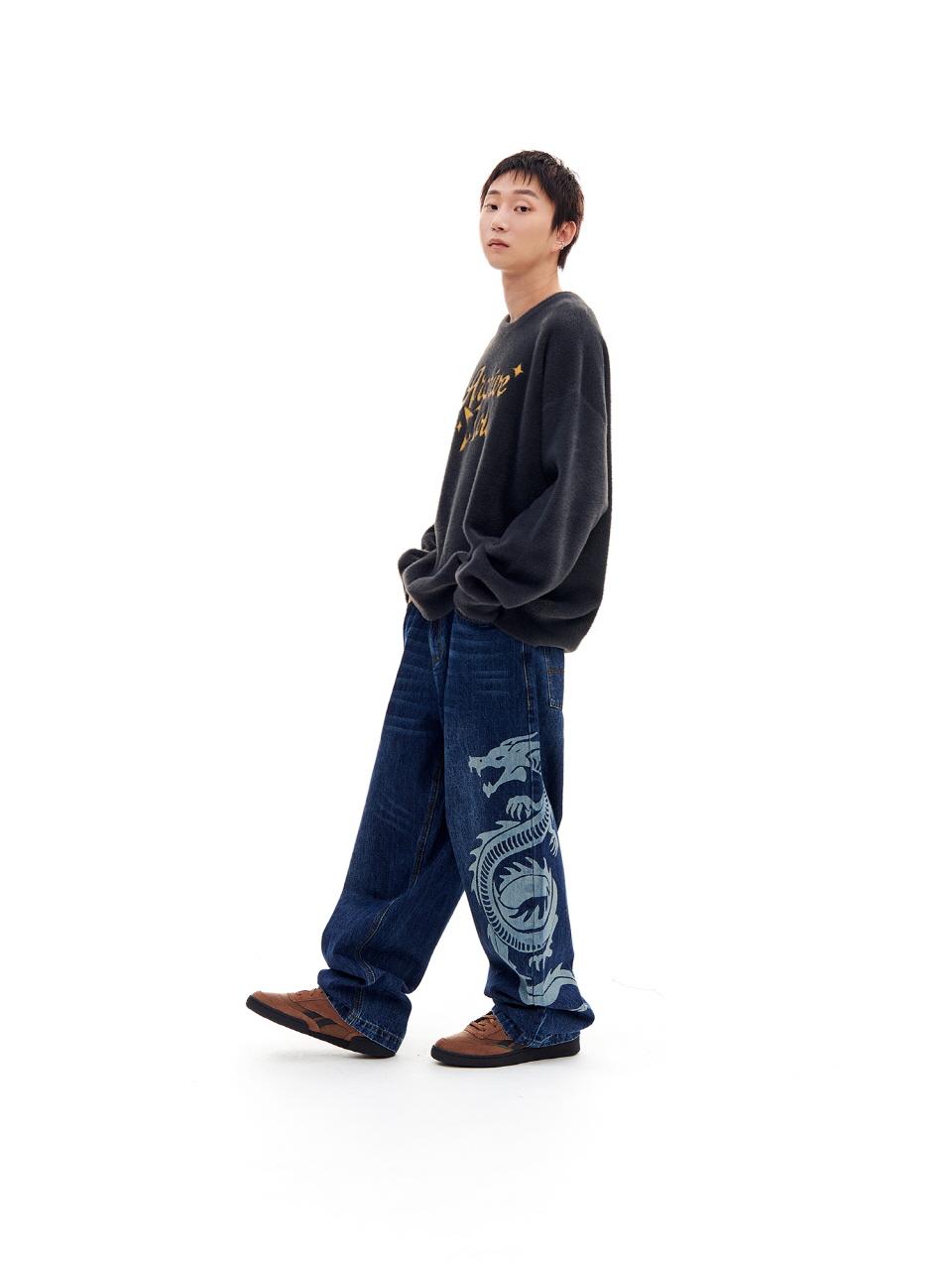 ARCHIVE BOLD 939 DRAGON DENIM PANTS牛仔褲