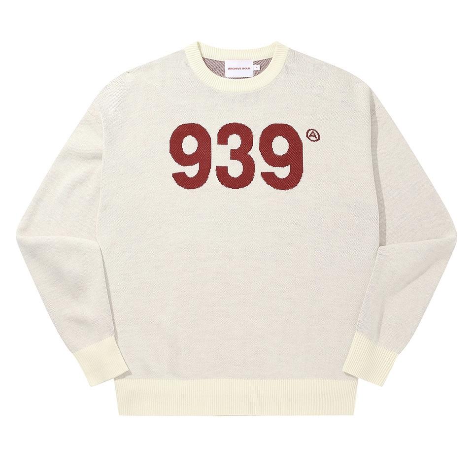 ARCHIVE BOLD 939 LOGO KNIT針織毛衣(23FW NEW Color）