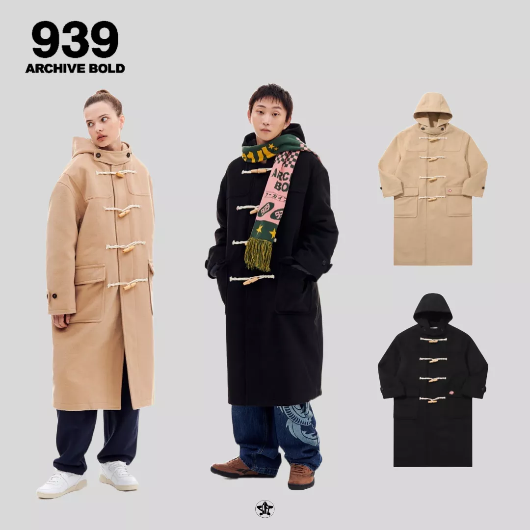 ARCHIVE BOLD 939 AB LONG DUFFLE COAT大衣