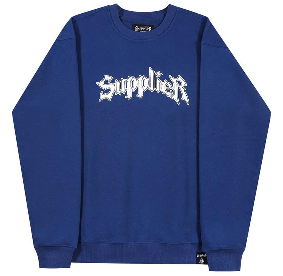 SUPPLIER Iron Logo Crewneck LOGO大學Tee