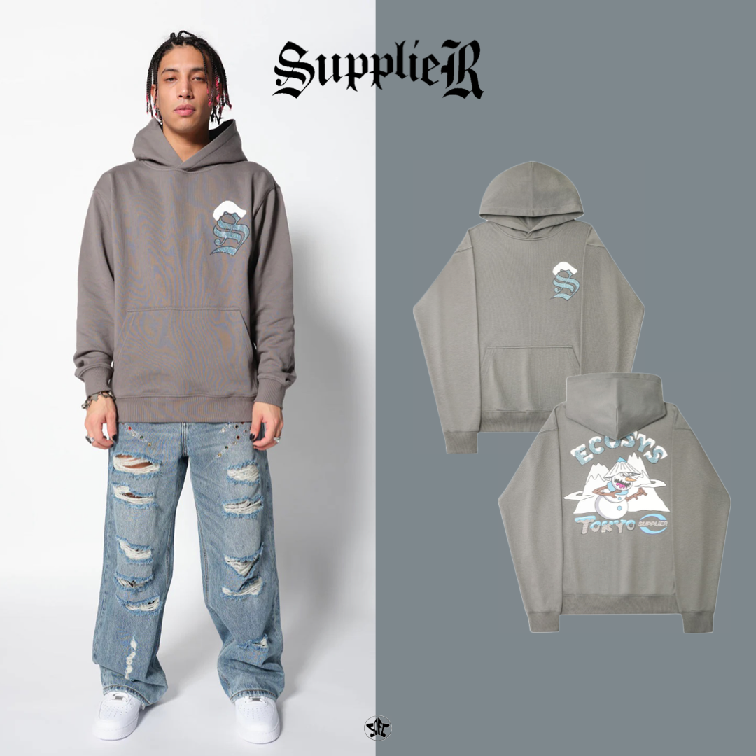 SUPPLIER X ECOSYS Snow Man Hoodie帽Tee