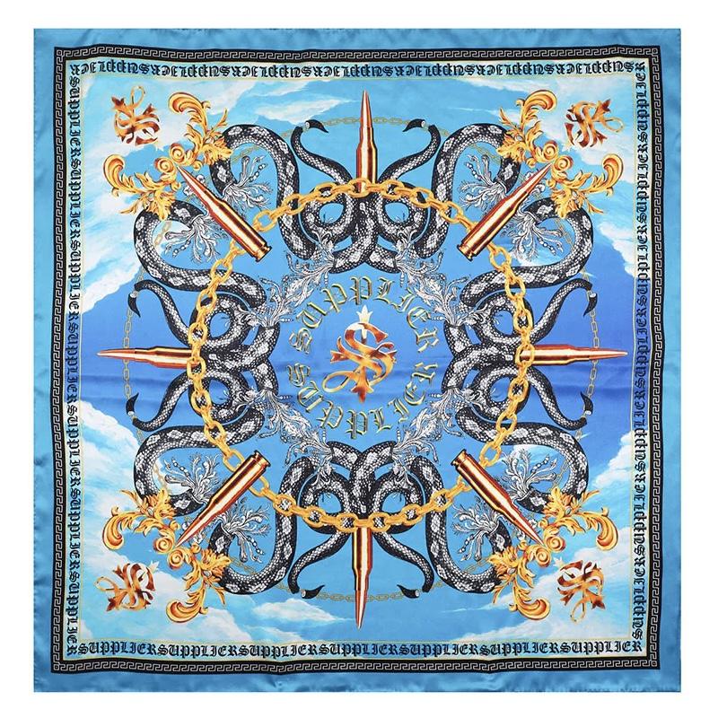 SUPPLIER Baroque Cross Silk Scarf方巾