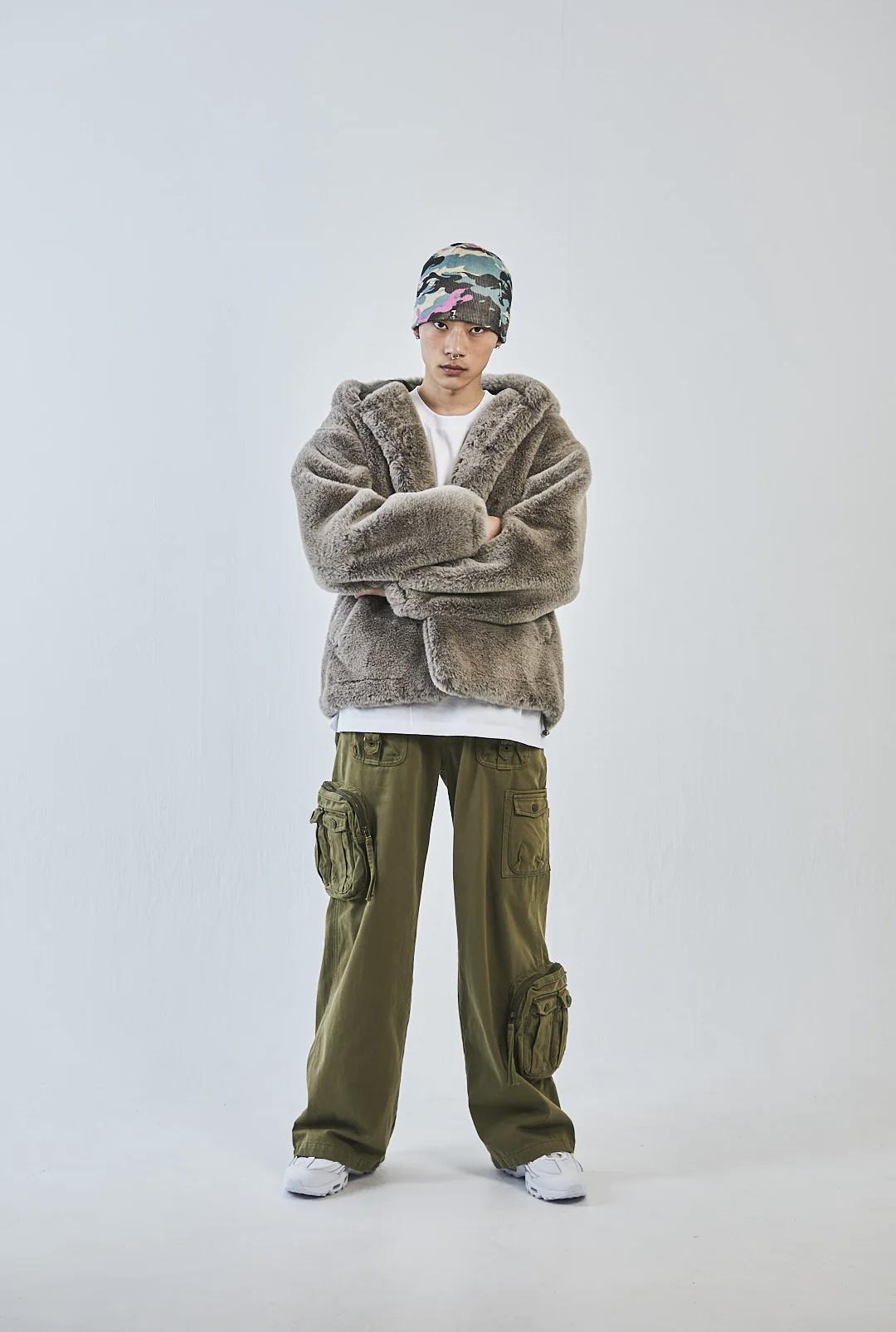 SUPPLIER Disstressed Kemuri Camo Beanie毛帽