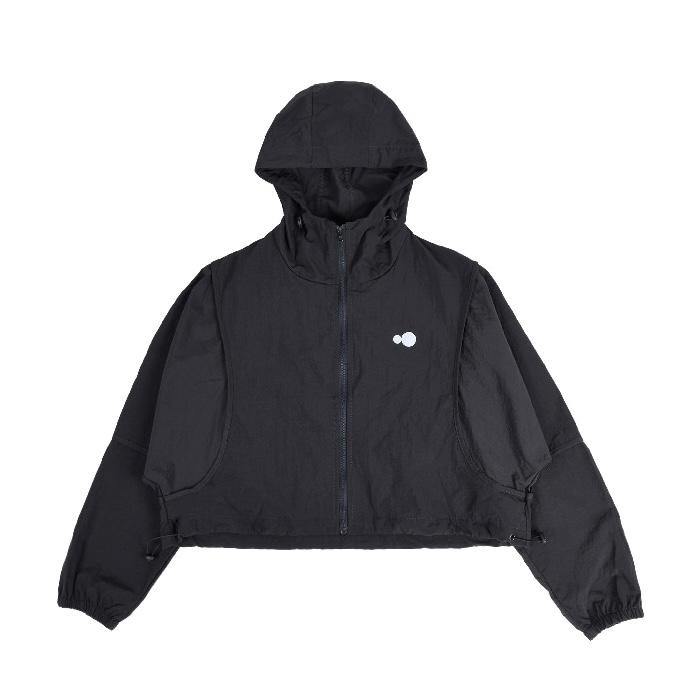 aeae SYMBOL LOGO NYLON CROP JACKET短版連帽外套