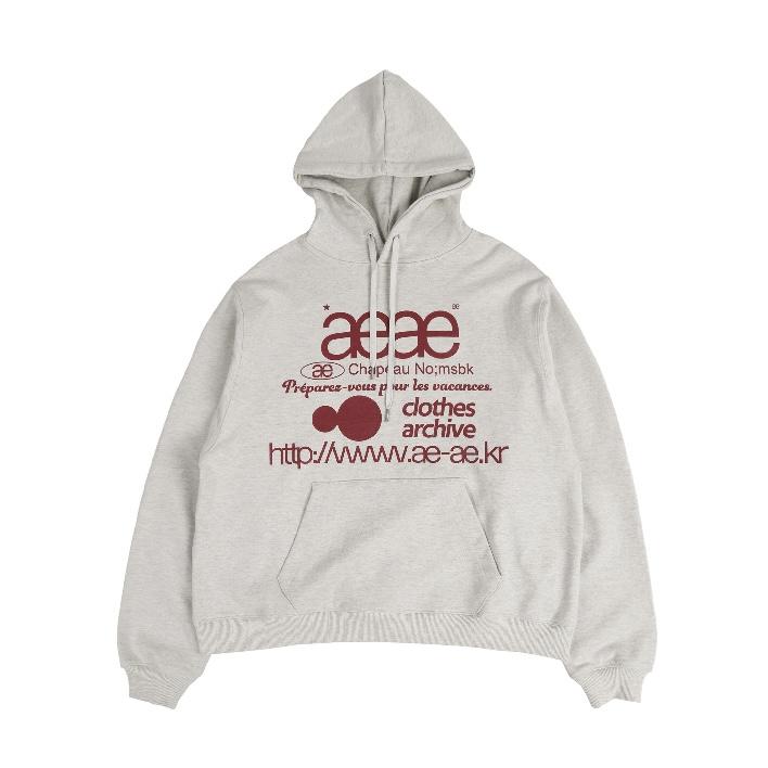 aeae WEB LOGO LOOSED HOODIE 帽Tee