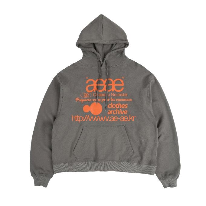 aeae WEB LOGO LOOSED HOODIE 帽Tee