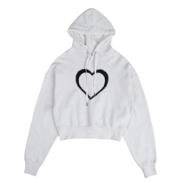 aeae LOVE CROP HOODIE短版帽Tee