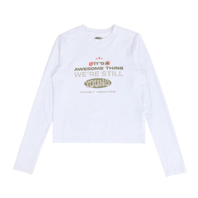 aeae STILL YOUNG L/S 短版長Tee