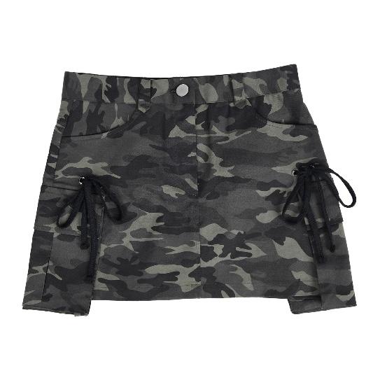 aeae CARGO RIBBON MINI SKIRTS短裙