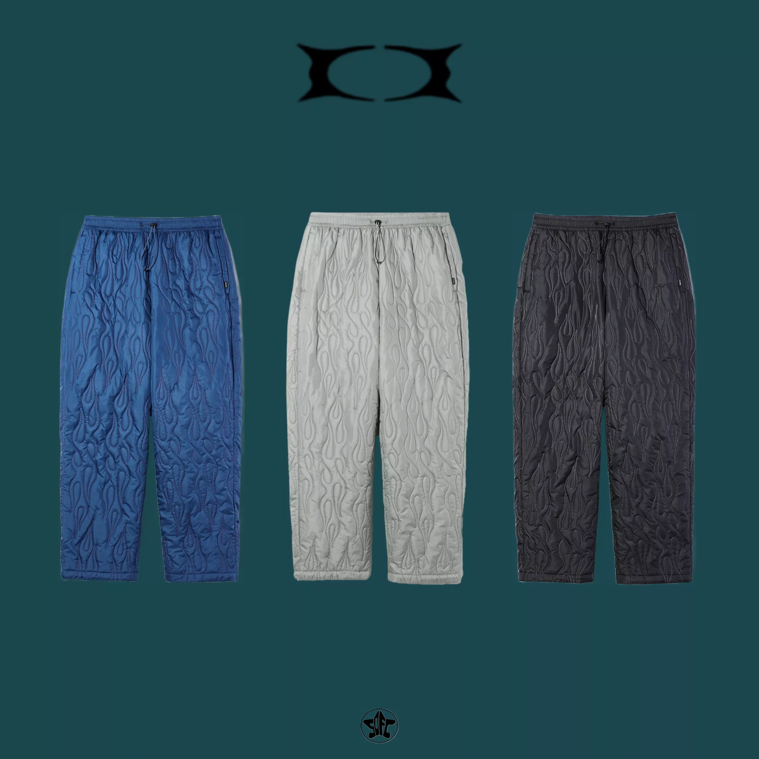 CRITIC FLAME QUILTING PANTS長褲