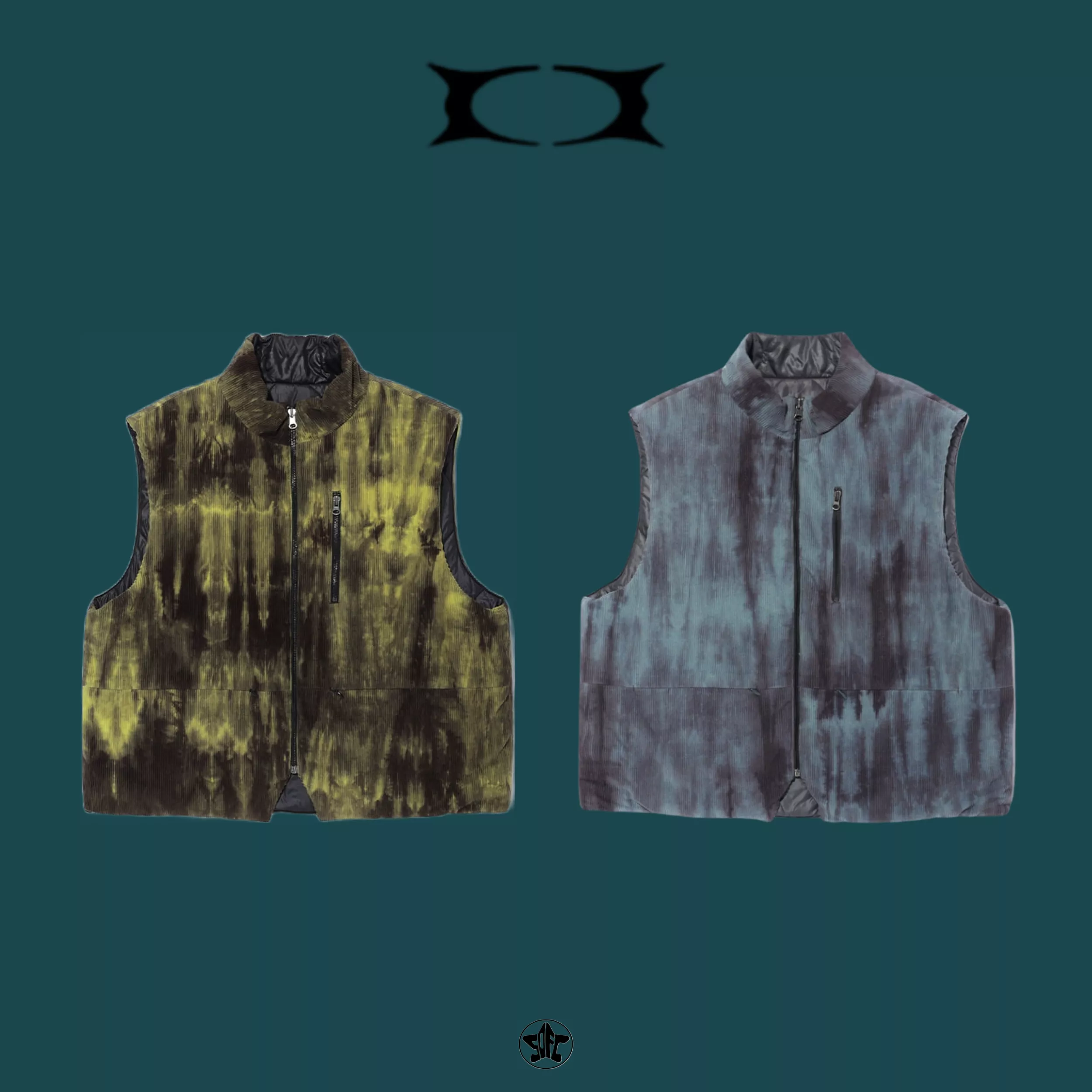 CRITIC DYEING CORDUROY REVERSIBLE PADDING VEST雙面背心