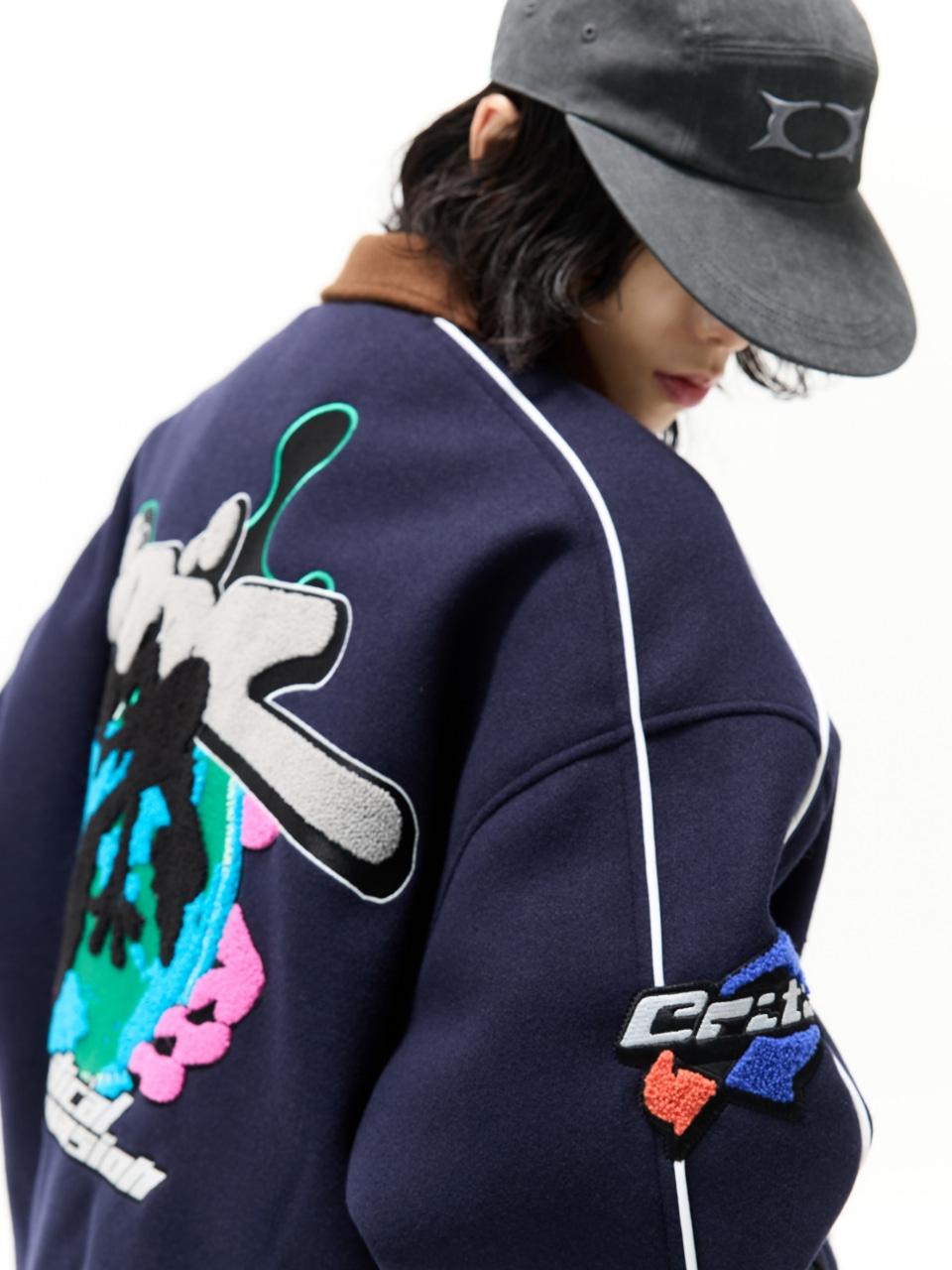 CRITIC ALIEN COACH'S VARSITY JACKET棒球外套